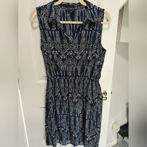 Gi3arffe print sleeveless dress
